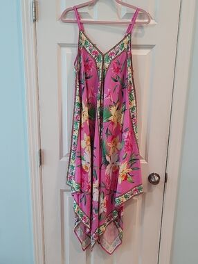 Tommy Bahama Pink Tropical Floral Sundress